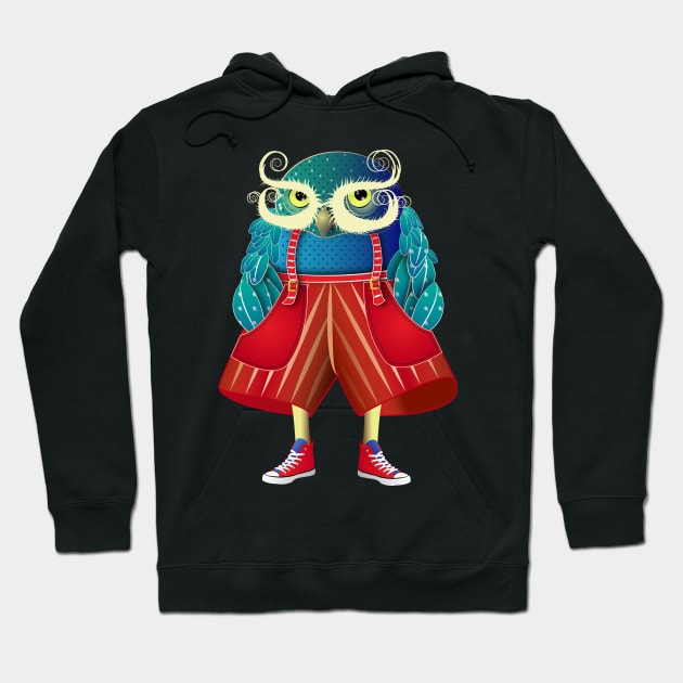 My Owl Red Pants Hoodie by IsabelSalvador